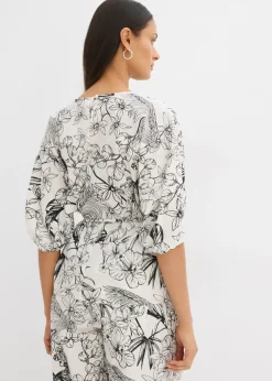 Hot Blusa de manga corta de algodón puro Mujer Esenciales|Camisas Y Blusas