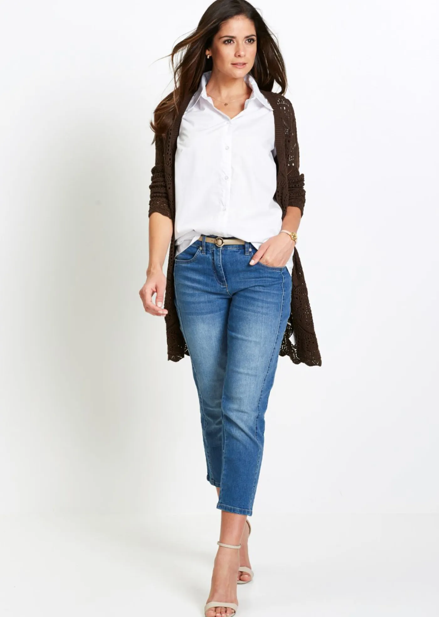 Sale Blusa de manga corta de popelín Mujer Camisas Y Blusas