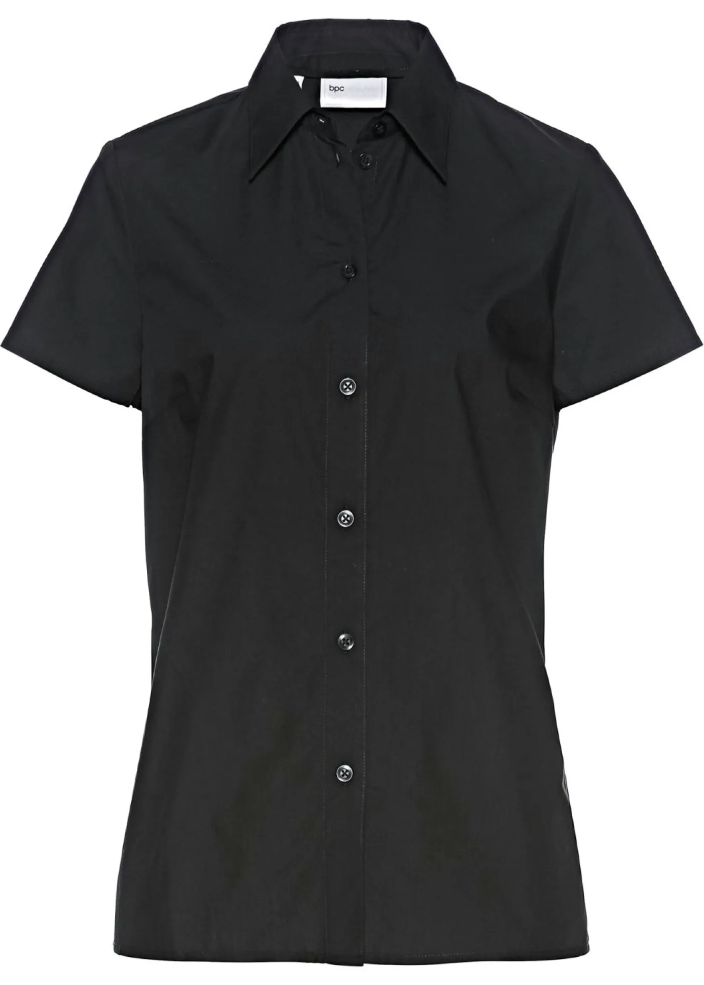 Discount Blusa de manga corta de popelín Mujer Camisas Y Blusas