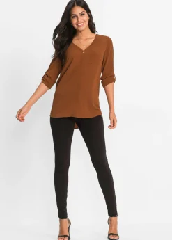 Hot Blusa de manga larga Mujer Camisas Y Blusas