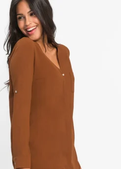 Hot Blusa de manga larga Mujer Camisas Y Blusas