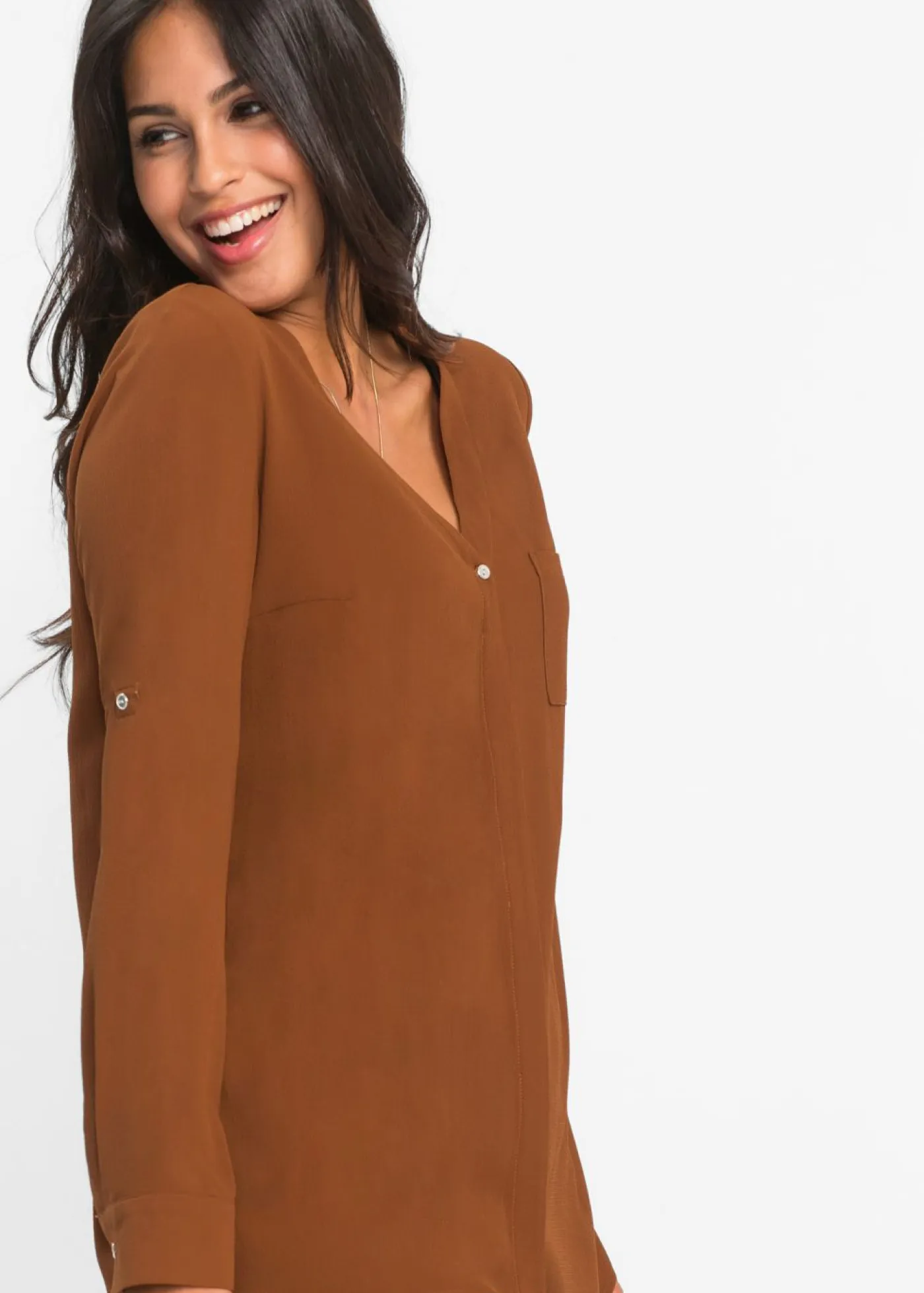 Hot Blusa de manga larga Mujer Camisas Y Blusas