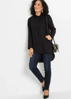 New Blusa de mezcla de algodón y viscosa Mujer Camisas Y Blusas