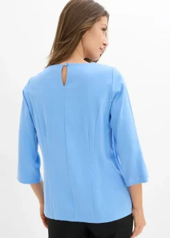 New Blusa de mezcla de viscosa fluida Mujer Camisas Y Blusas|Novedades
