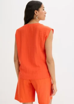 Sale Blusa de mezcla de viscosa ligera Mujer Camisas Y Blusas|Camisetas