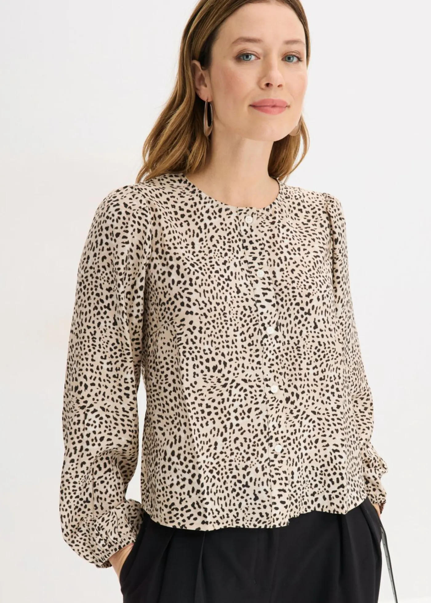 Blusa de mezcla de viscosa Mujer Camisas Y Blusas