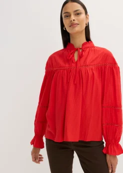 Outlet Blusa de mezcla de viscosa fina Mujer Camisas Y Blusas