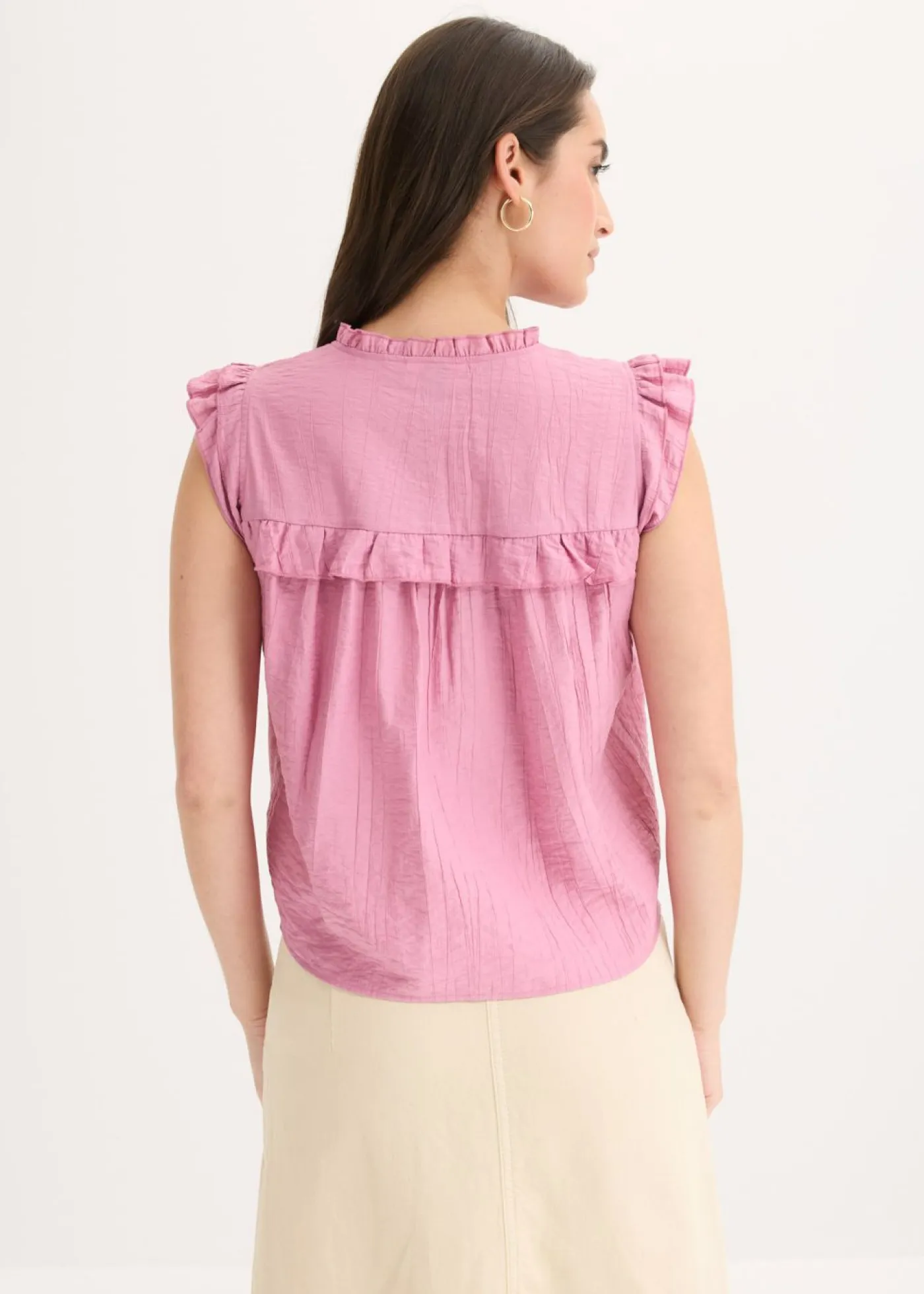 Clearance Blusa de mezcla de viscosa Mujer Camisas Y Blusas|Novedades