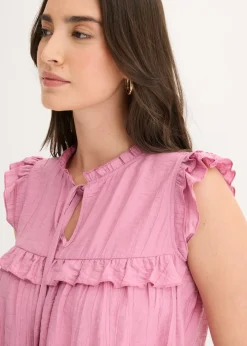 Clearance Blusa de mezcla de viscosa Mujer Camisas Y Blusas|Novedades