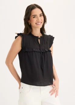 Sale Blusa de mezcla de viscosa Mujer Camisas Y Blusas|Novedades