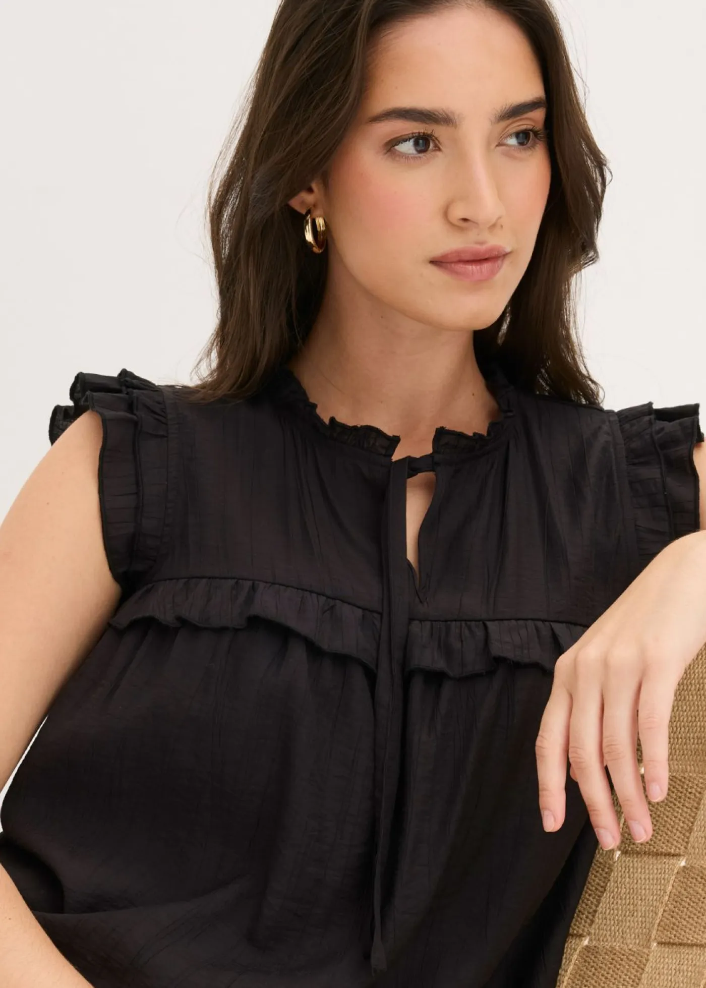 Sale Blusa de mezcla de viscosa Mujer Camisas Y Blusas|Novedades