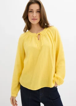 Best Blusa de muselina suave Mujer Camisas Y Blusas