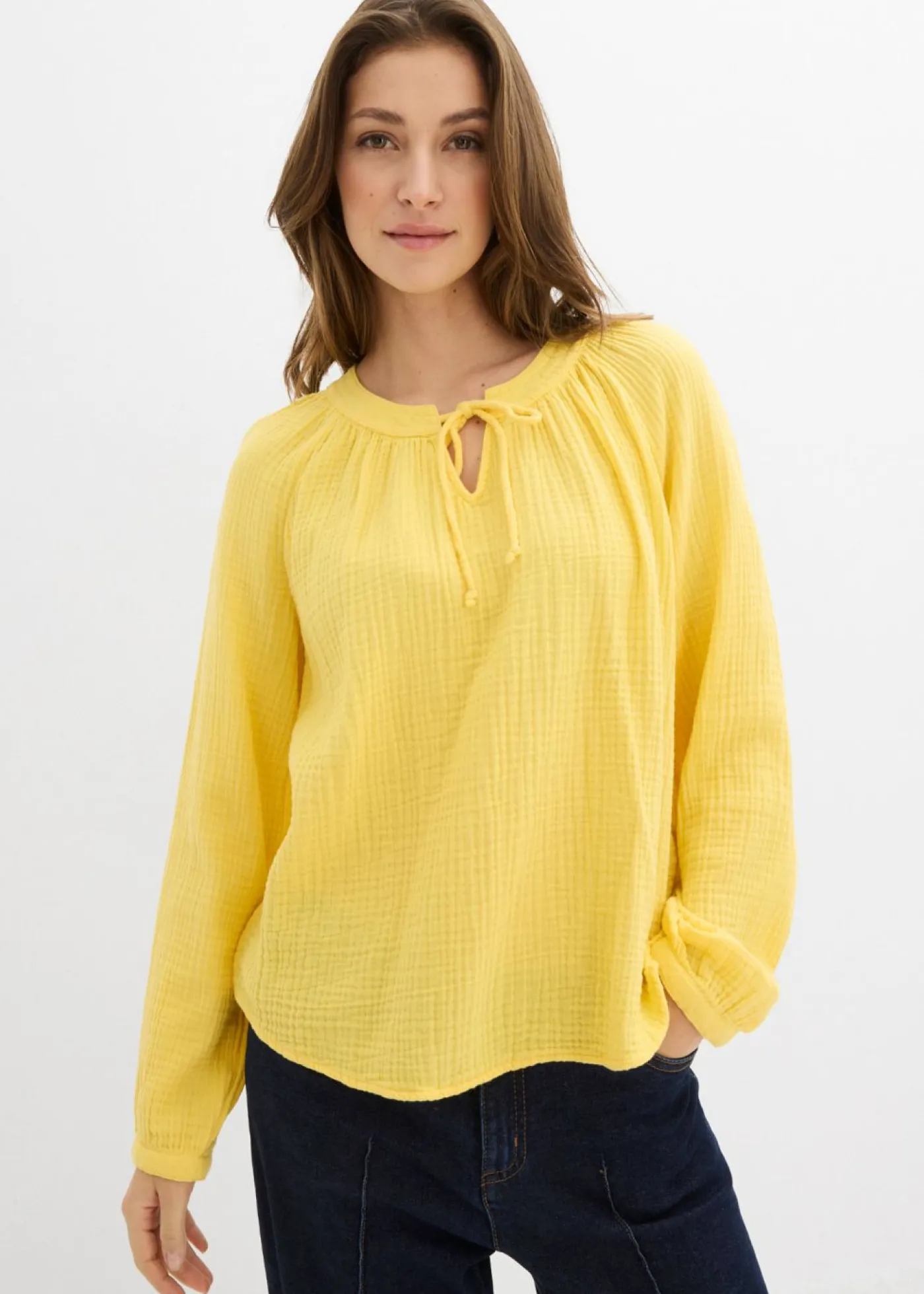 Best Blusa de muselina suave Mujer Camisas Y Blusas