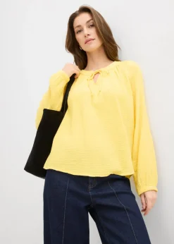 Best Blusa de muselina suave Mujer Camisas Y Blusas