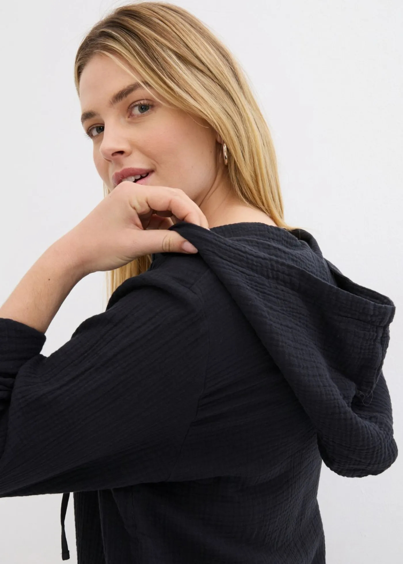 Discount Blusa de muselina vaporosa Mujer Camisas Y Blusas|Novedades