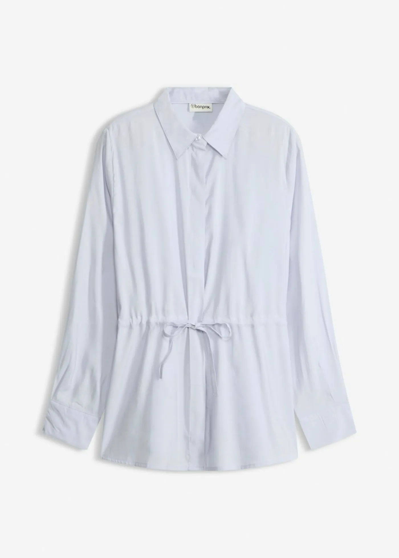 New Blusa de popelín con pliegues Mujer Camisas Y Blusas