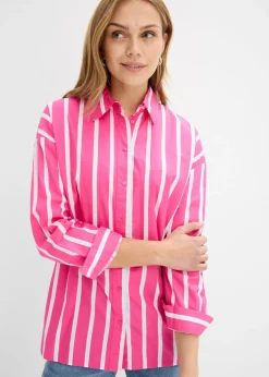 Online Blusa de popelín de algodón Mujer Camisas Y Blusas