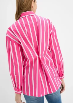 Online Blusa de popelín de algodón Mujer Camisas Y Blusas