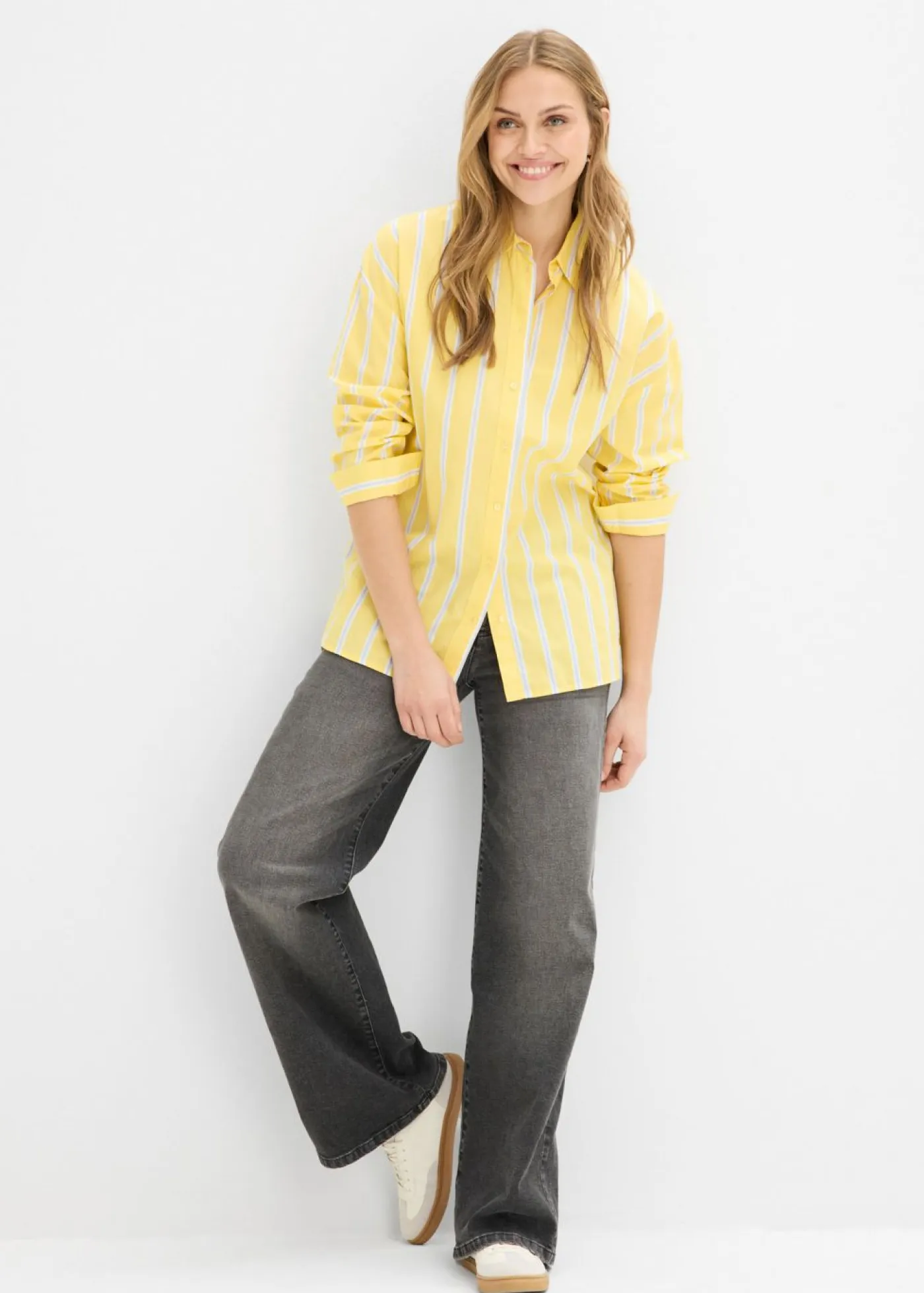 Blusa de popelín de algodón Mujer Camisas Y Blusas