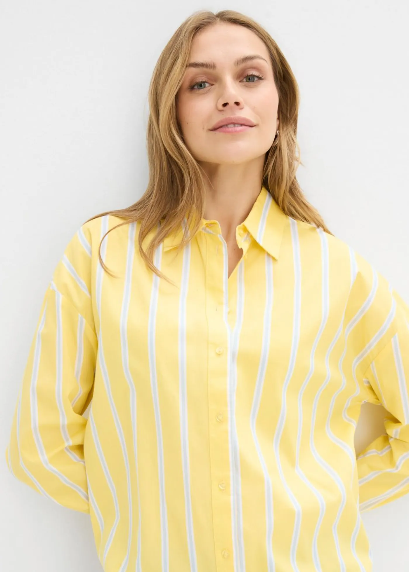 Blusa de popelín de algodón Mujer Camisas Y Blusas