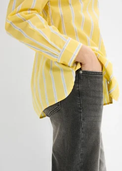 Blusa de popelín de algodón Mujer Camisas Y Blusas