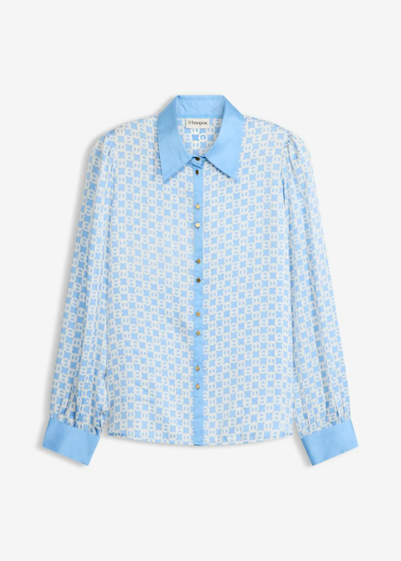 Sale Blusa de satén Mujer Camisas Y Blusas|Novedades