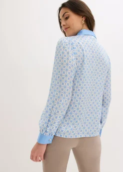 Sale Blusa de satén Mujer Camisas Y Blusas|Novedades