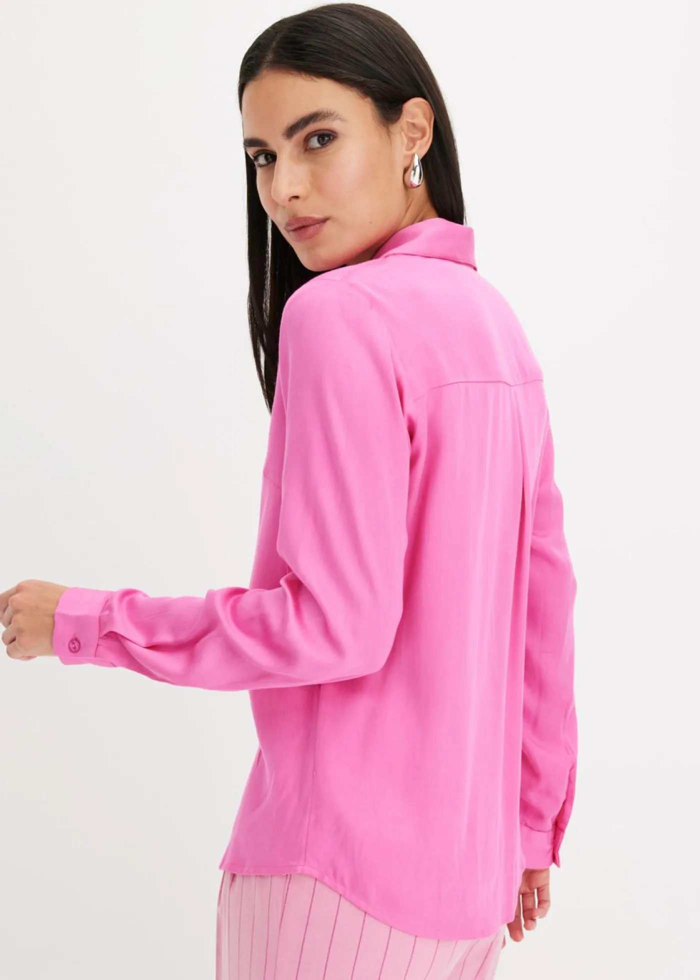 Discount Blusa de satén fino Mujer Camisas Y Blusas