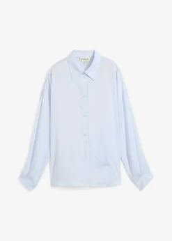 Sale Blusa de satén fluido Mujer Esenciales|Camisas Y Blusas