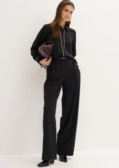 Discount Blusa de satén fluido Mujer Camisas Y Blusas