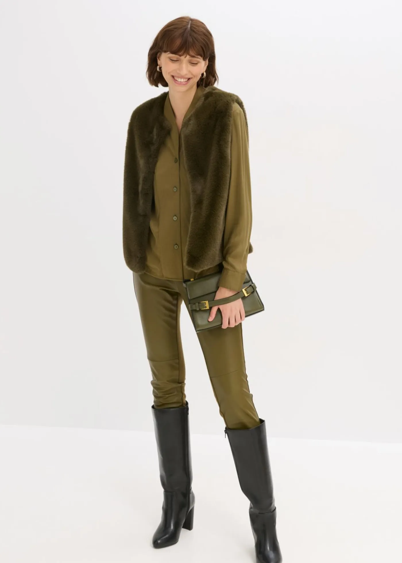 New Blusa de satén fluido Mujer Camisas Y Blusas