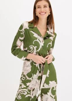 Best Blusa de satén fluido Mujer Camisas Y Blusas