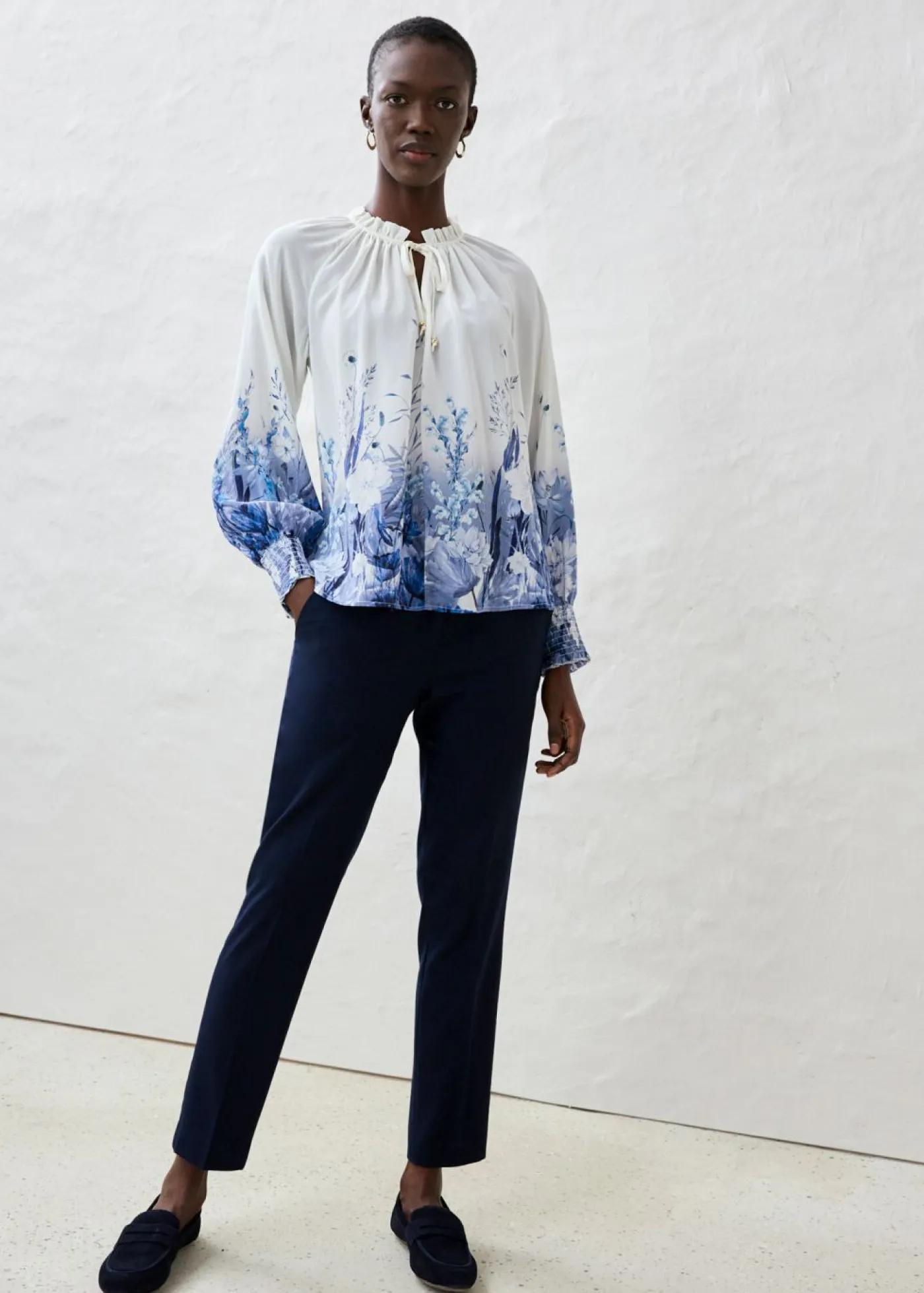 Outlet Blusa de seda Mujer Premium|Camisas Y Blusas