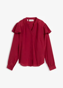 Hot Blusa de seda Mujer Camisas Y Blusas