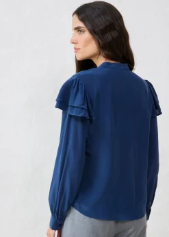 Outlet Blusa de seda Mujer Camisas Y Blusas