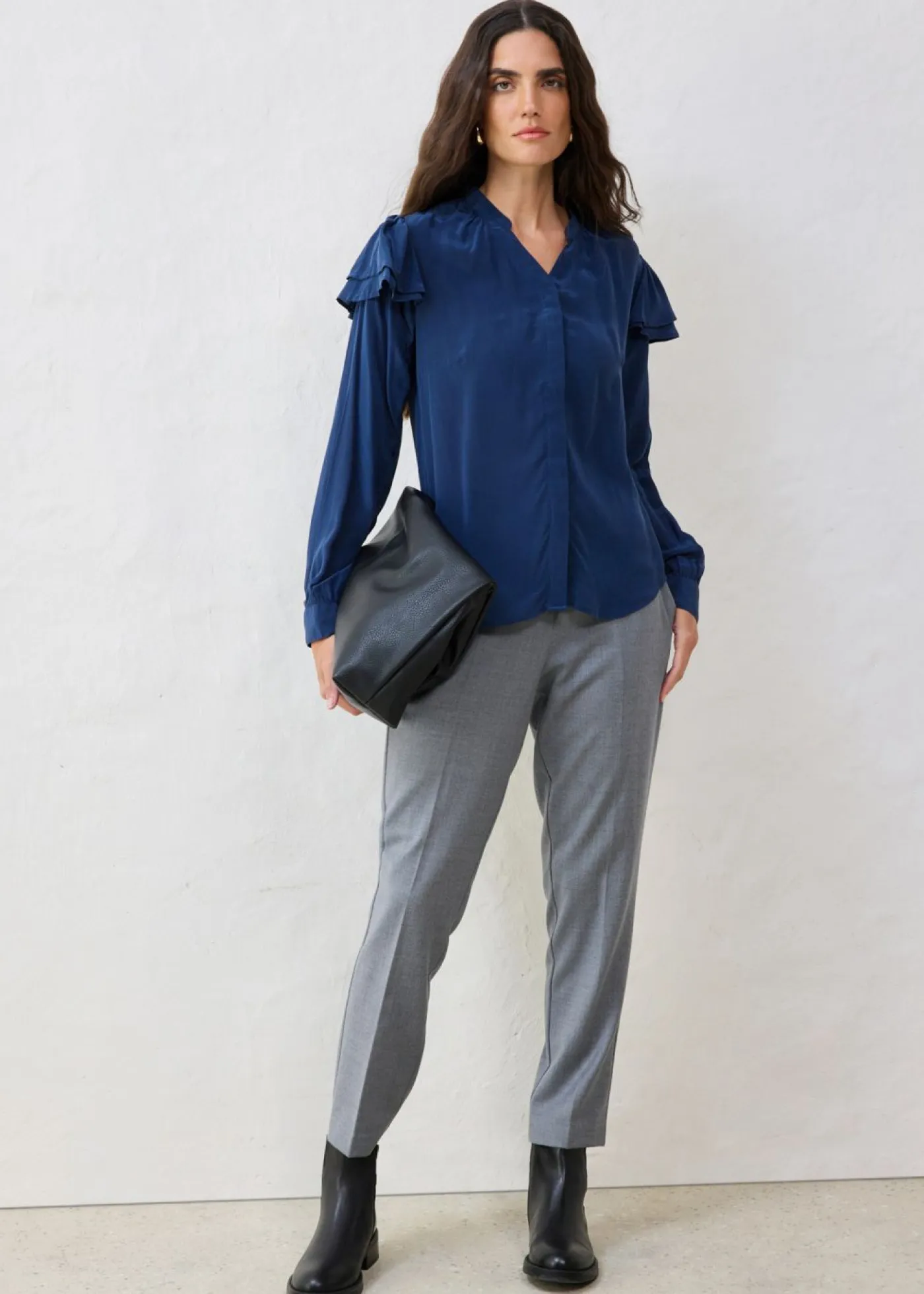 Outlet Blusa de seda Mujer Camisas Y Blusas