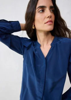 Outlet Blusa de seda Mujer Camisas Y Blusas