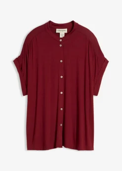 Discount Blusa de suave mezcla de viscosa Mujer Camisetas