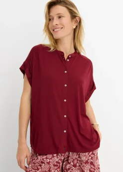 Discount Blusa de suave mezcla de viscosa Mujer Camisetas