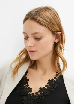 Clearance Blusa de tejido arrugado estructurado Mujer Camisas Y Blusas|Camisetas