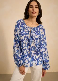 Discount Blusa de túnica estampada Mujer Camisas Y Blusas