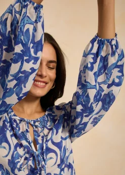Discount Blusa de túnica estampada Mujer Camisas Y Blusas