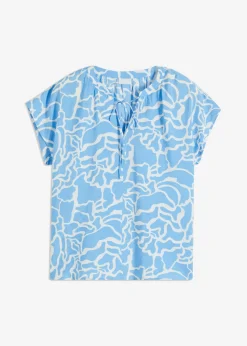 Sale Blusa de túnica estampada Mujer Camisas Y Blusas|Novedades