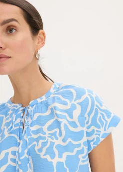 Sale Blusa de túnica estampada Mujer Camisas Y Blusas|Novedades