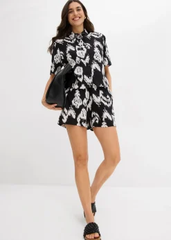 Online Blusa de viscosa con estampado étnico Mujer Camisas Y Blusas