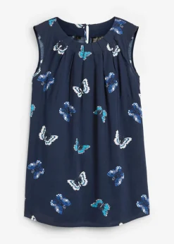 Clearance Blusa de viscosa fluida Mujer Camisas Y Blusas|Camisetas
