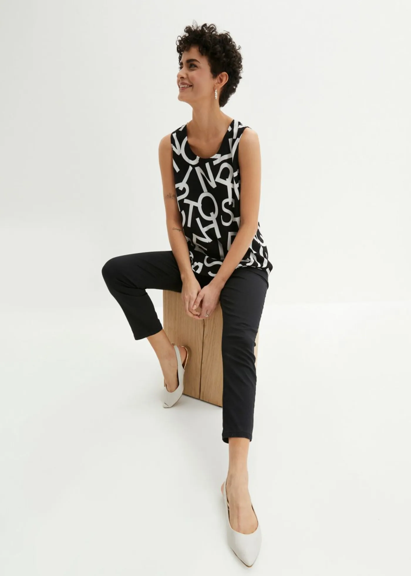 Online Blusa de viscosa fluida Mujer Camisas Y Blusas|Camisetas