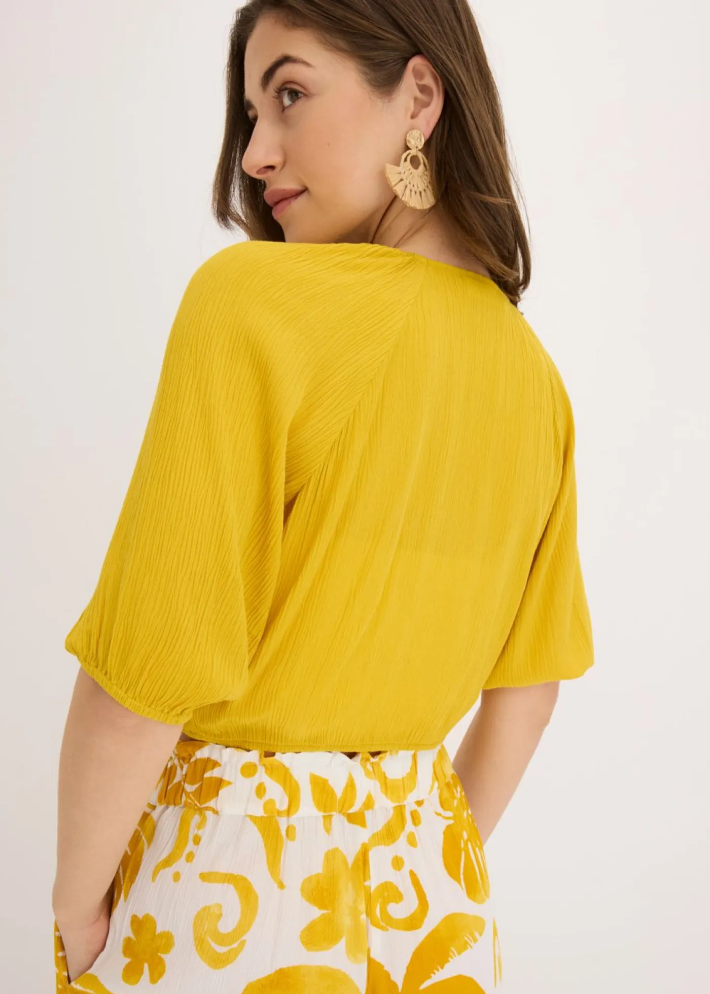 Sale Blusa de viscosa fluida Mujer Camisas Y Blusas