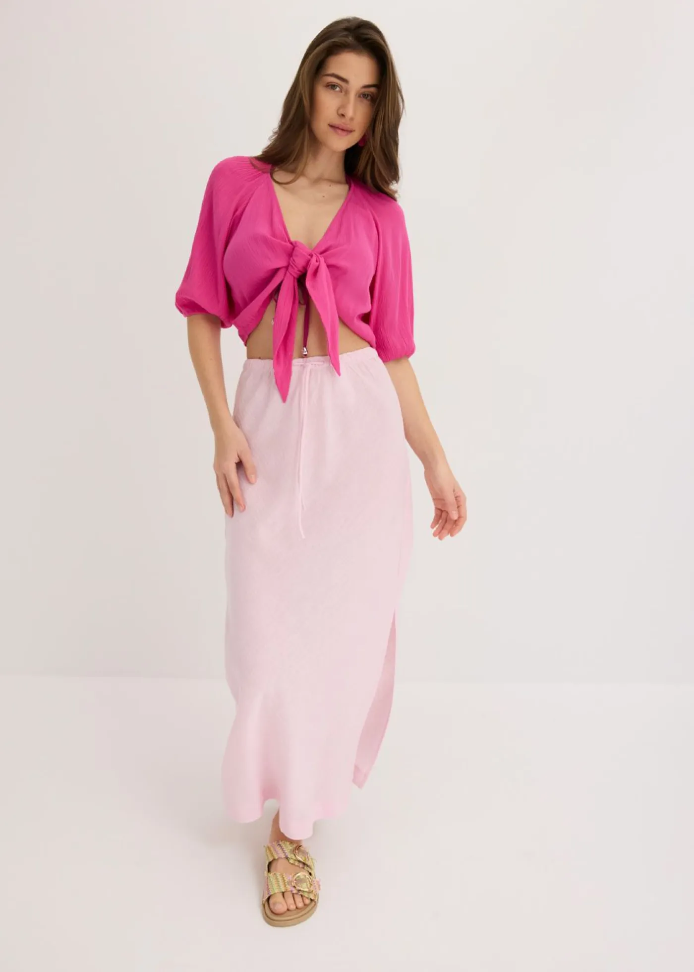 Discount Blusa de viscosa fluida Mujer Camisas Y Blusas