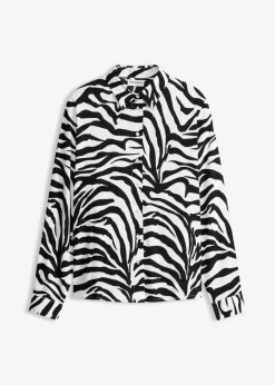 Outlet Blusa de viscosa fluida Mujer Camisas Y Blusas